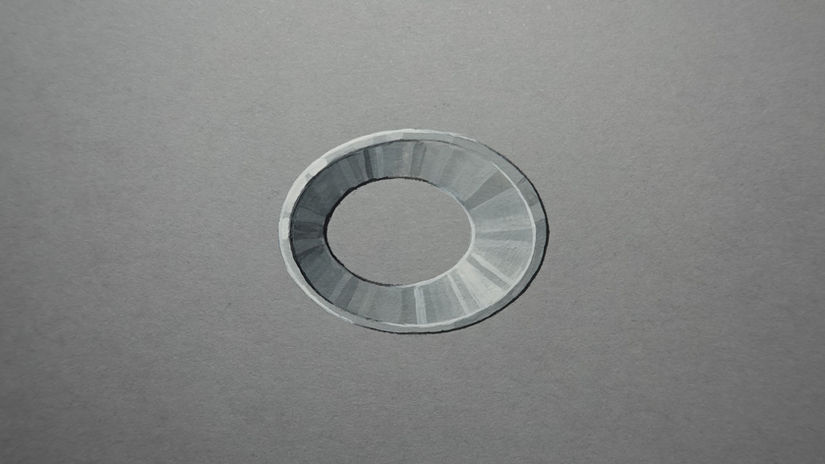 Forme concave or blanc ★★☆